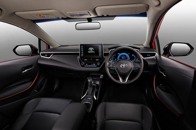 Nội thất Toyota Corolla Altis 2021