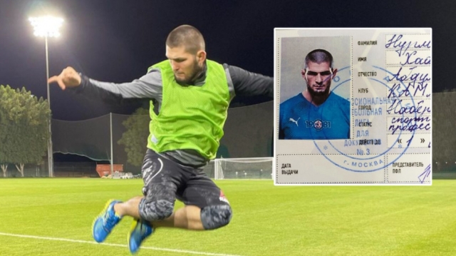 Câu lạc bộ bóng đá đề nghị ký hợp đồng với Khabib Nurmagomedov