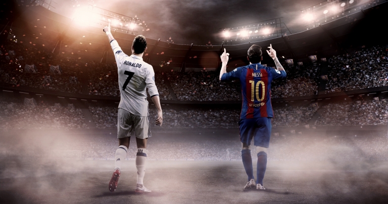 Cristiano Ronaldo và Messi HD tải xuống hình nền