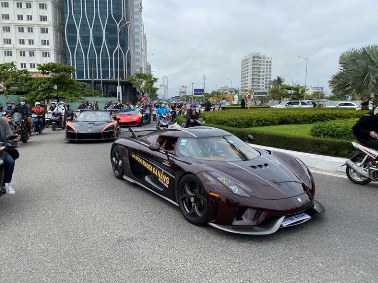 Dàn siêu xe hơn 600 tỷ hội tụ tại Đà Nẵng: riêng Koenigsegg Regera gần 200  tỷ đồng