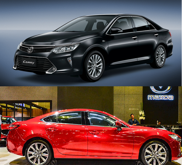  Compare Mazda 6 y Toyota Camry: ¿Qué automóvil de clase D es el más atractivo?