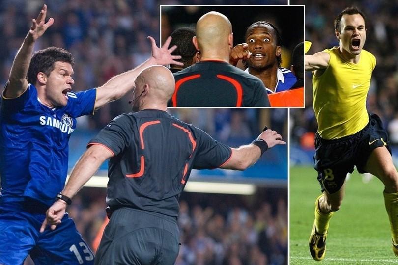 Cuộc đối đầu đầy duyên nợ giữa Barca và Chelsea trong quá khứ. Ảnh: AFP