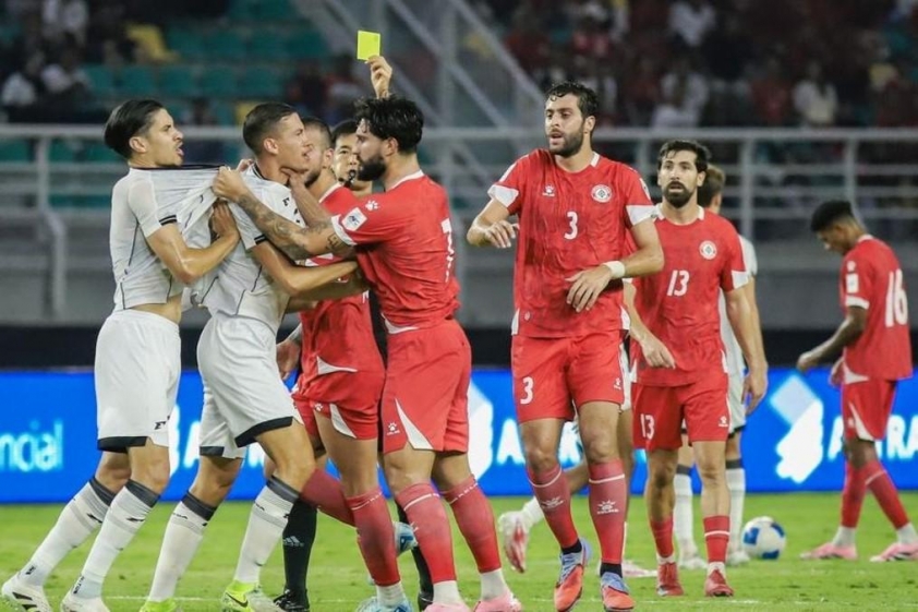 Cuộc ẩu đả diễn ra trong trận đấu giữa Indonesia và Lebanon.