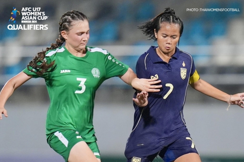 U17 nữ Thái Lan dẫn đầu bảng F với chiến thắng này