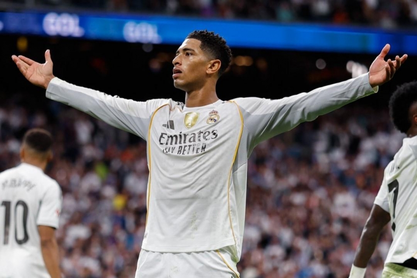 Jude Bellingham phá kỷ lục lịch sử Champions League 4 Bellingham thiết lập kỷ lục lịch sử Champions League với Real Madrid 734914