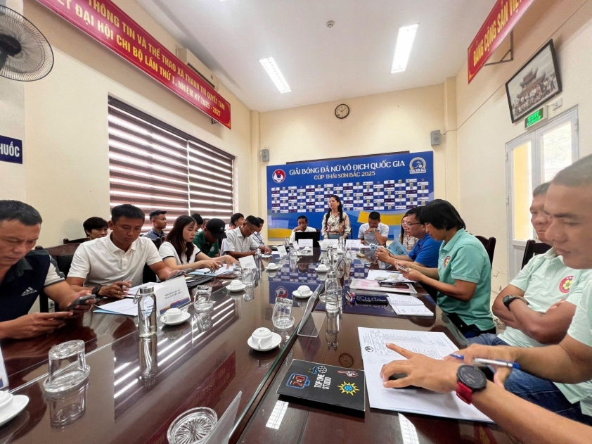 Cuộc đua kịch tính giành vé dự cúp châu lục ở Giải VĐQG nữ 4 Họp báo kỹ thuật giải bóng đá nữ VĐQG 696932