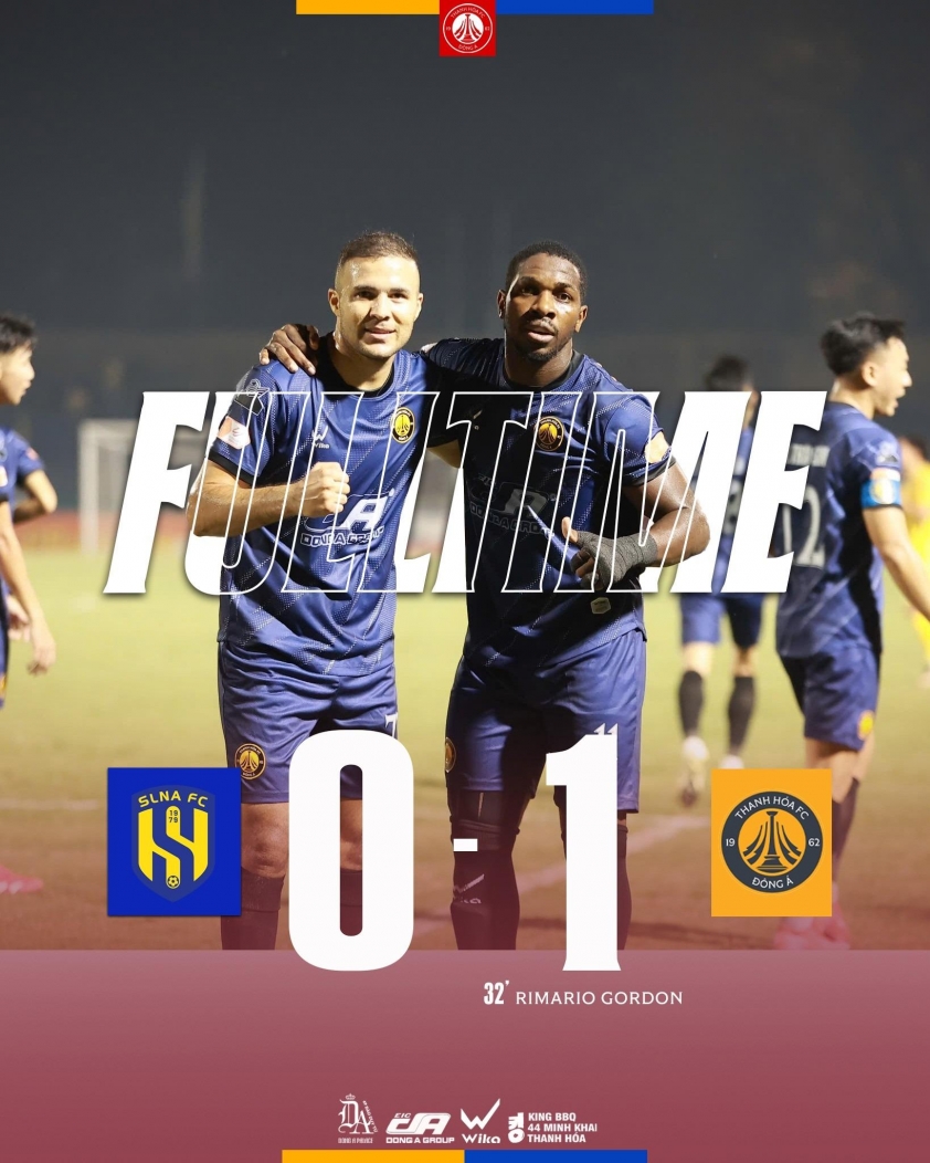Ngoại binh toả sáng, Thanh Hóa giành chiến thắng đầu tiên mùa này 4 Trực tiếp SLNA vs Thanh Hóa, 18h00 hôm nay 26/10 729104