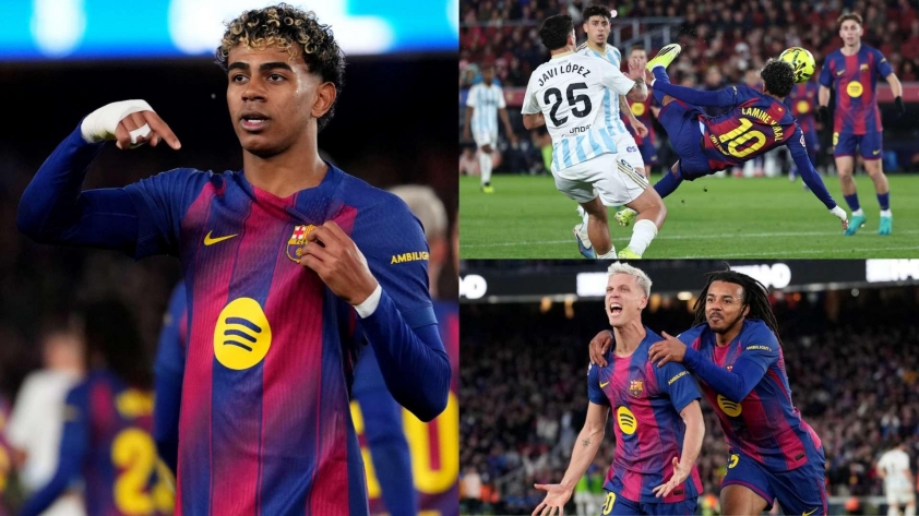 Yamal tỏa sáng, Barca chiếm lại ngôi đầu từ Real Madrid 4 GOAL - Multiple Images - 3 Stack