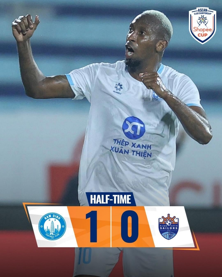 Trực tiếp Nam Định 1-0 Lion City: Caio Cesar lập siêu phẩm 787012