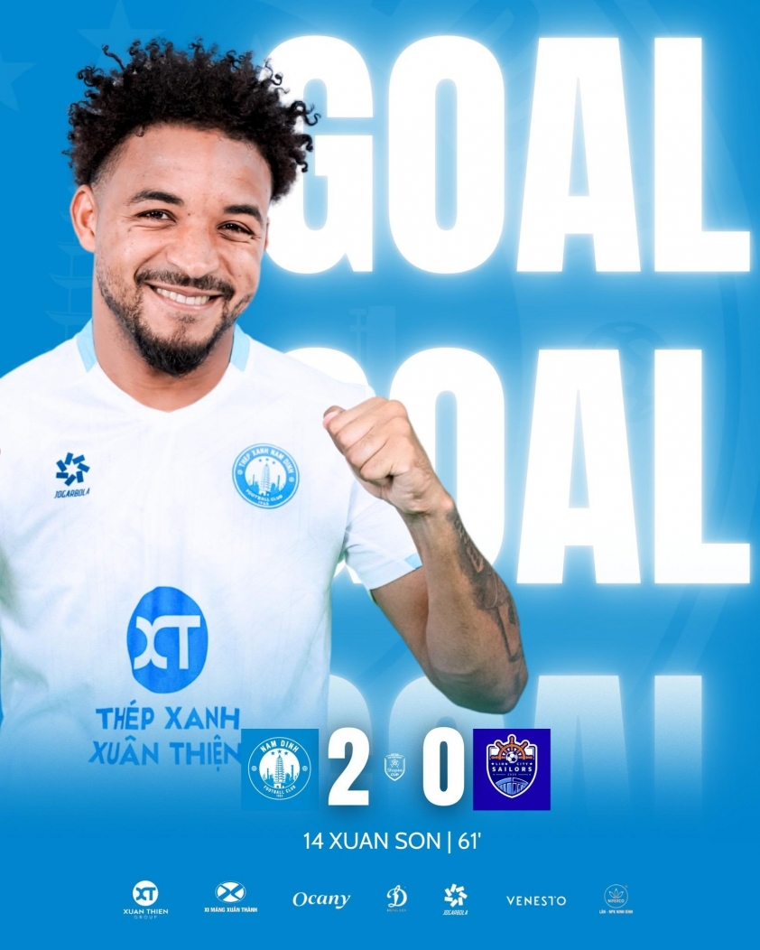 Trực tiếp Nam Định 2-0 Lion City: Xuân Son tỏa sáng 787021