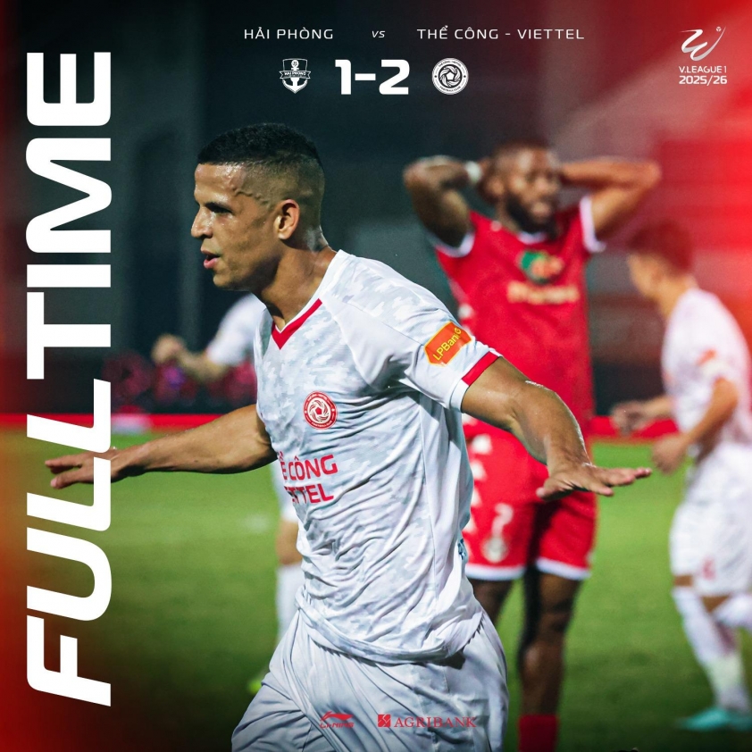 Trực tiếp Hải Phòng 1-2 Viettel: Cúp đúp cho Lucao 787947