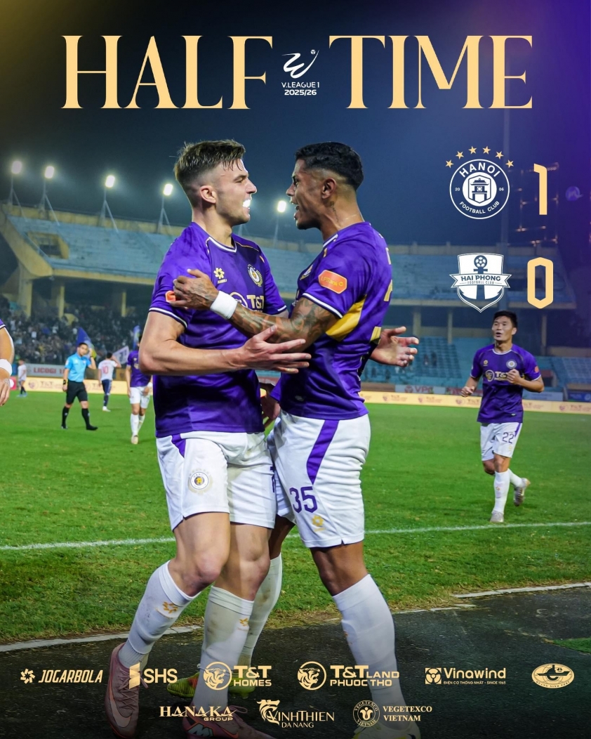 Trực tiếp Hà Nội 1-0 Hải Phòng: Chủ nhà mở tỷ số 791638
