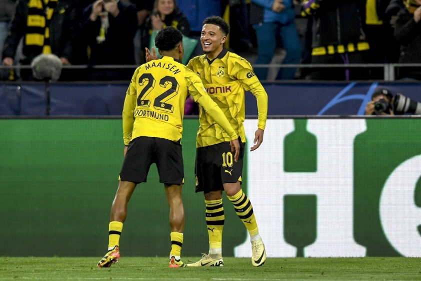 Sancho tuyên bố thắng Ten Hag khi cùng Dortmund vào bán kết Cúp C1 445699
