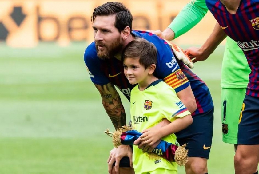 Messi's son wishes to play with Lamine Yamal 481595