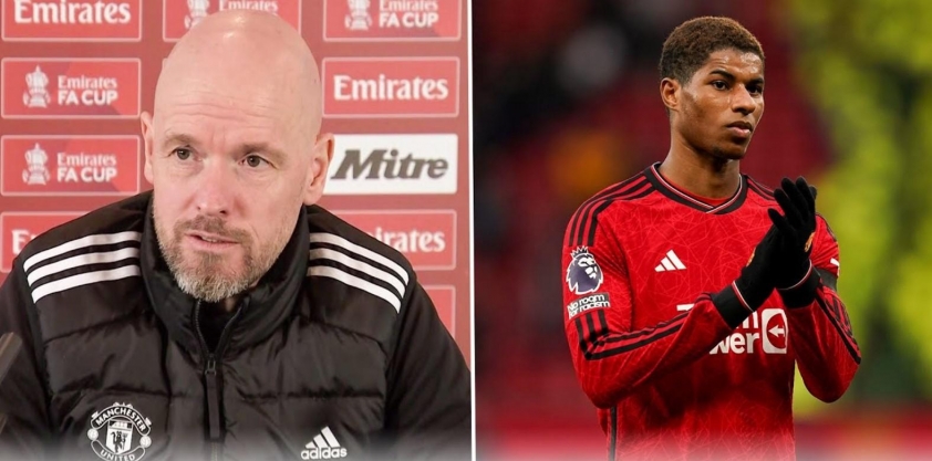 Ten Hag bị chỉ trích vì đối xử tệ với Rashford-532373