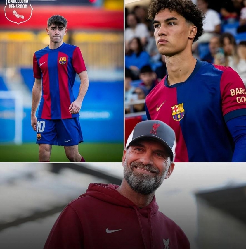 Cựu HLV Liverpool Jurgen Klopp nhắm đến tài năng trẻ của Barcelona cho đế chế Red Bull toàn cầu