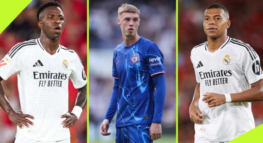 Cole Palmer ưu ái Kylian Mbappe hơn Vinicius Junior trong cuộc đua Quả bóng vàng