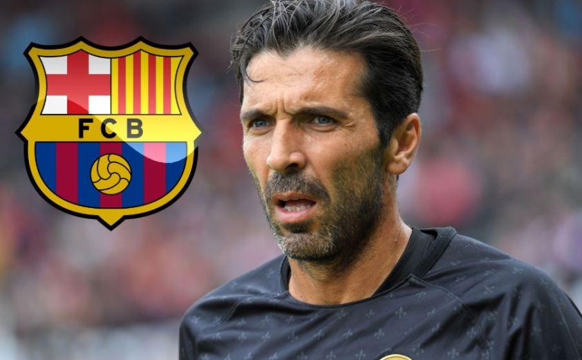 Bài hát và biển báo Hành trình từ chối Barca của Buffon