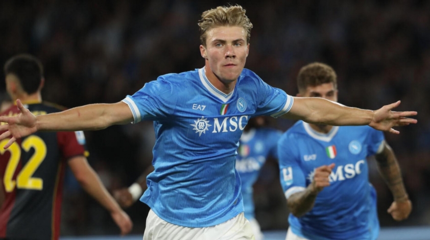 Hojlund tỏa sáng, Napoli chiếm lại ngôi đầu Serie A 4 1