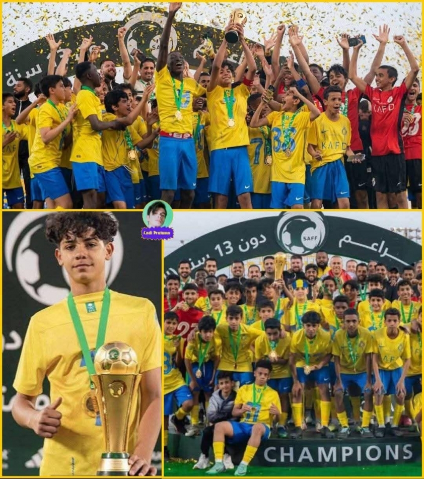 Con trai Ronaldo lập cú đúp, đưa U15 Al Nassr vô địch King’s Cup 5 1