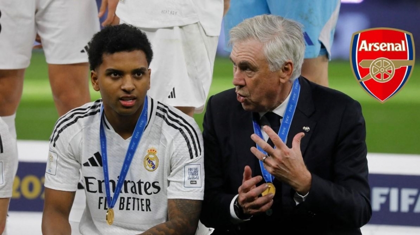 "Carlo Ancelotti hỗ trợ Arsenal trong việc chiêu mộ Rodrygo?" 4 2