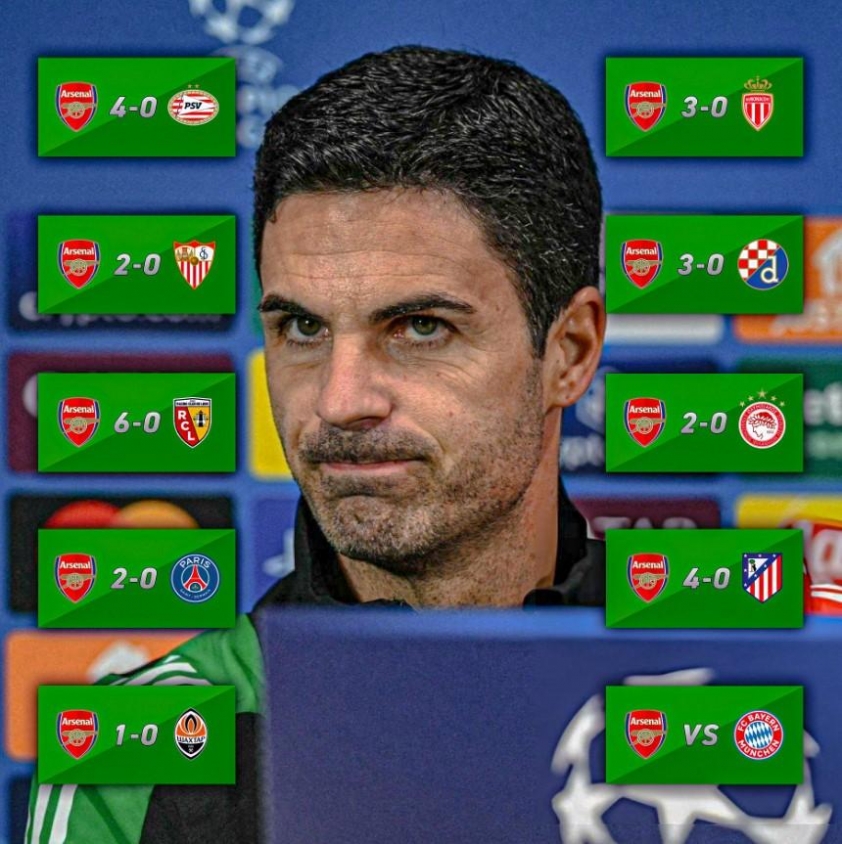 "Hạ Bayern Munich, Arsenal sắp tạo kỷ lục bất ngờ ở châu Âu!" 5 1