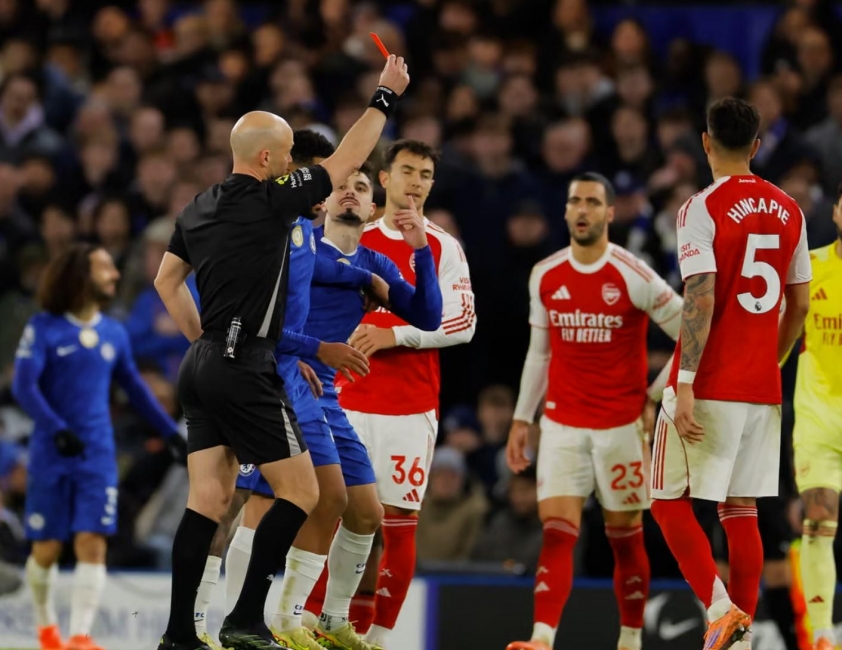 Arsenal không thể ghi bàn dù hơn Chelsea 1 người trong 60 phút 5 Trực tiếp Chelsea 0-0 Arsenal: Nghỉ giữa giờ-751058