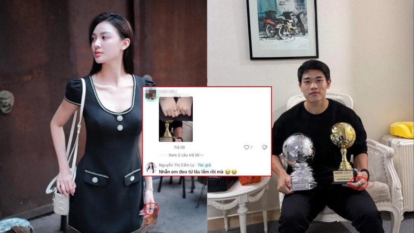 Á hậu đeo nhẫn đôi: Chuyện tình yêu với Đình Bắc có thật không? 6 Á hậu Cẩm Ly trực tiếp phủ nhận tin đồn đeo nhẫn đôi