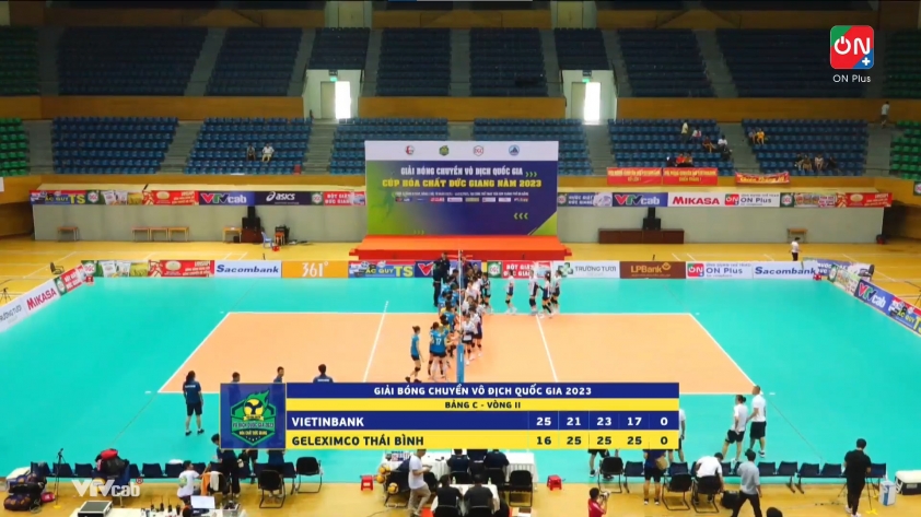 Trực tiếp bóng chuyền Geleximco Thái Bình 2-1 Vietinbank: Bản lĩnh của nhà ĐKVĐ 355104