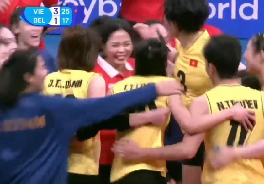 Trực tiếp bóng chuyền nữ Việt Nam 2-1 Bỉ: Thi đấu thăng hoa 494316