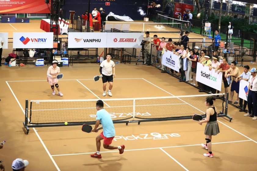 Kịch tính loạt trận chung kết giải Pickleball Công an nhân dân 2025 677129