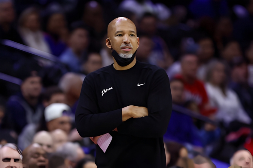 HLV Monty Williams trong trận đấu giữa Detroit Pistons và Philadelphia 76ers tại giải bóng rổ nhà nghề Mĩ (NBA) mùa giải 2023-2024