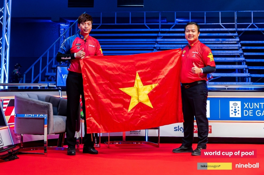 Hoàng Sao được NHM tin tưởng tham dự World Cup of Pool 2024