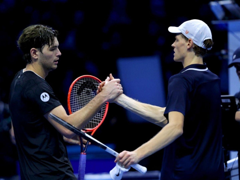 Taylor Fritz từng chạm trán Jannik Sinner ở vòng bảng ATP Finals năm nay (Ảnh: Getty)