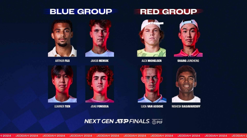 Xuất hiện bảng 'tử thần' ở giải tennis Next Gen ATP Finals 2024 570120