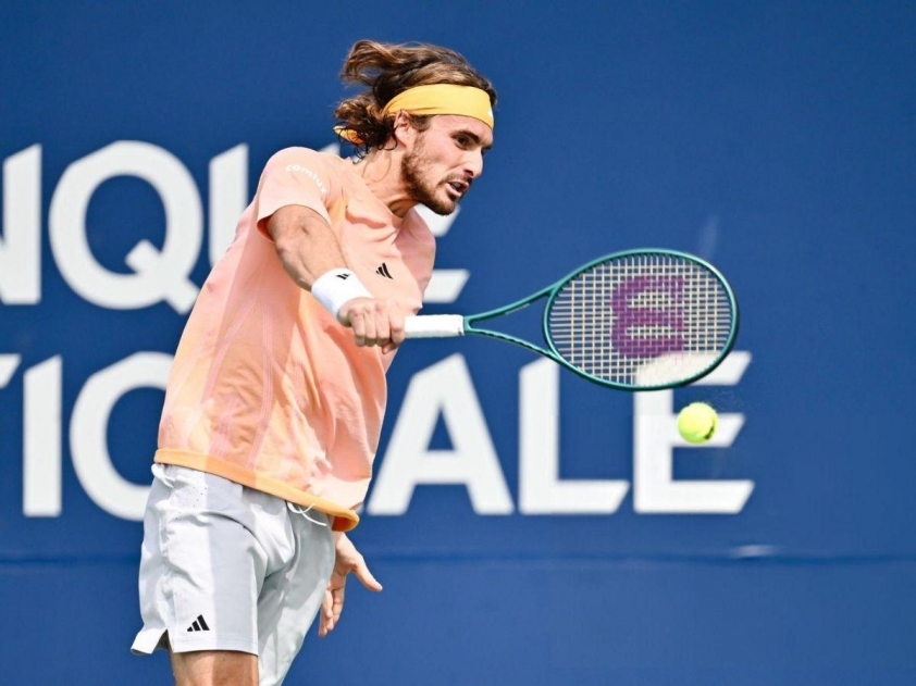 Phong độ chạm đáy, Tsitsipas bị loại ngay trận ra quân Rogers Cup 2025-675387