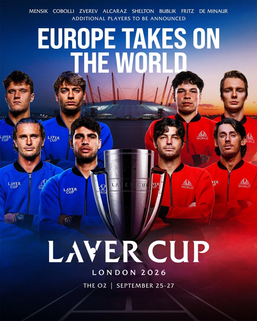 Tên tuổi lớn xác nhận tham dự Laver Cup 2026 853732