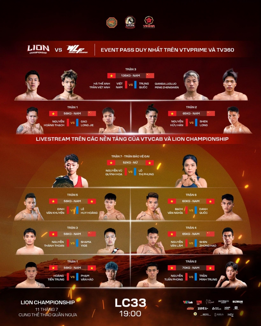 Trực tiếp MMA LION Championship 33, 19h00 hôm nay 11/7 865851