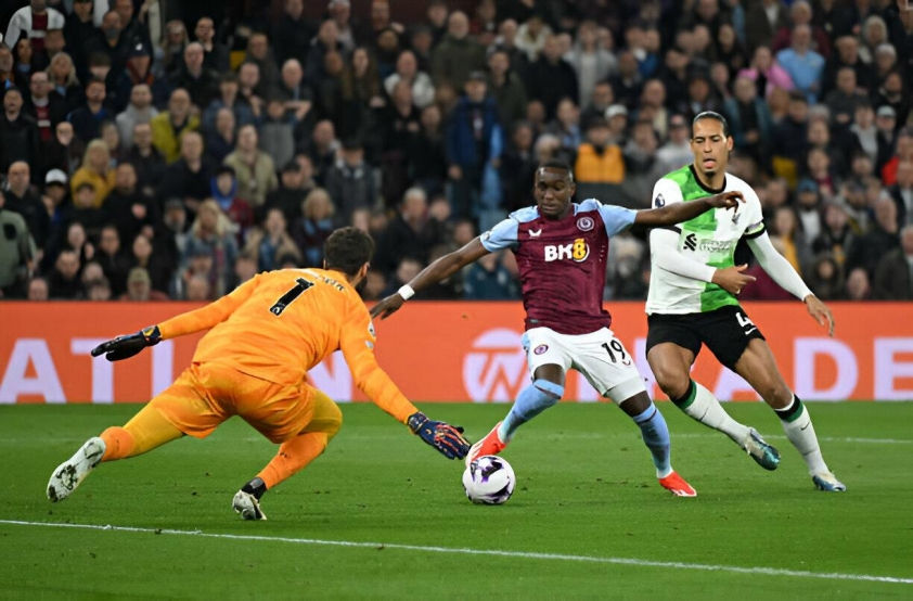 HLV Klopp đổ lỗi cho Van Dijk sau khi mất điểm trước Aston Villa 461793