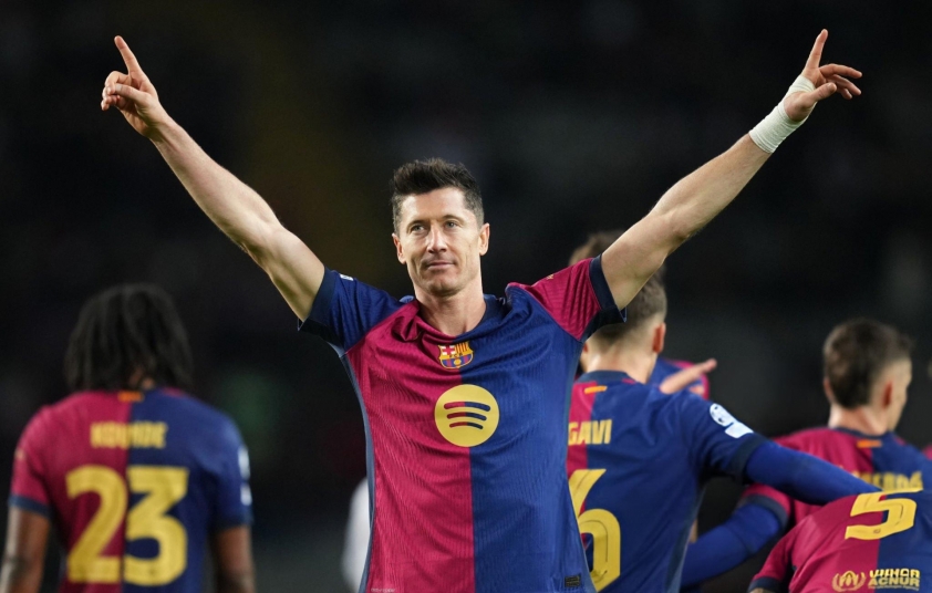 Barca hoàn toàn áp đảo trước Brest (Ảnh: Getty).