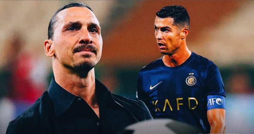 Ibrahimovic phản ứng gay gắt với Ronaldo vụ nói Ligue 1 không bằng SPL 584043