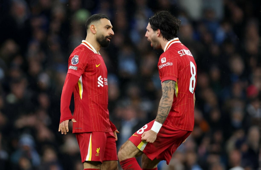 Salah mở tỷ số cho Liverpool (Ảnh: Getty).