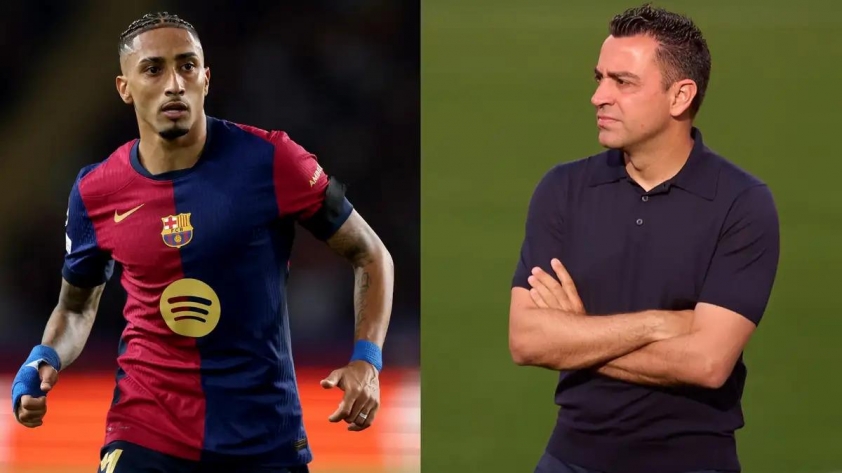Raphinha bất ngờ chỉ trích HLV Xavi trước thềm tái đấu Inter Milan 630425