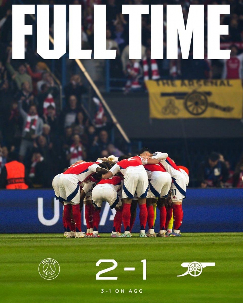 Quật ngã Arsenal, PSG giành vé vào chung kết Cúp C1 2024/25 631410