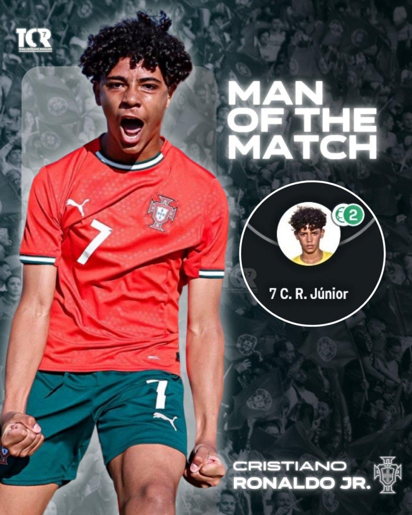 Xuất sắc lập cú đúp, Ronaldo Jr giúp Bồ Đào Nha lên ngôi vô địch 636673