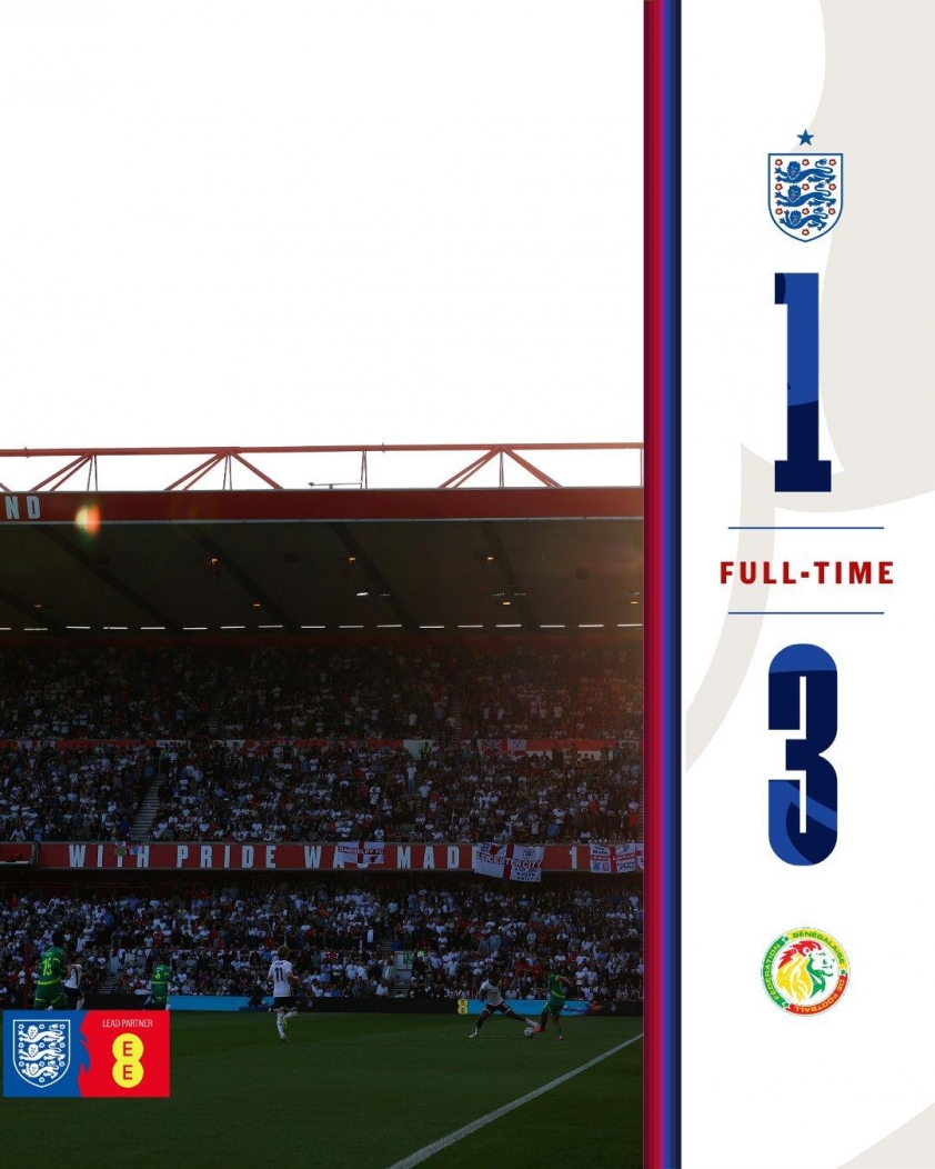 Harry Kane ghi bàn, ĐT Anh vẫn thảm bại khó tin trước Senegal 648050