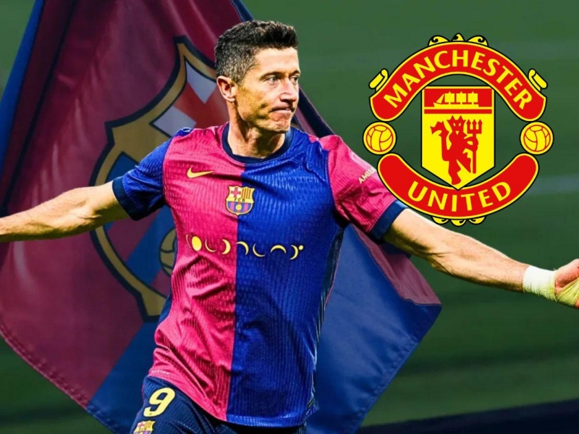 Thay thế Lewandowski, Barca bất ngờ chọn mua tiền đạo của MU-655411