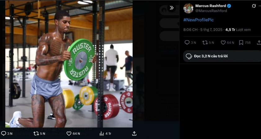 Bị Cunha lấy áo số 10, Rashford chính thức phát đi thông điệp mạnh mẽ 660901