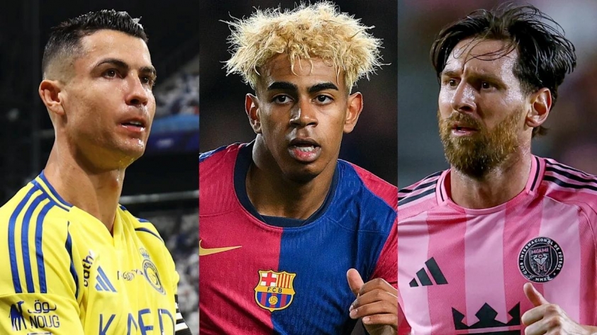 Thành tích của Yamal ở tuổi 18 so với Ronaldo và Messi nói lên tất cả 664657