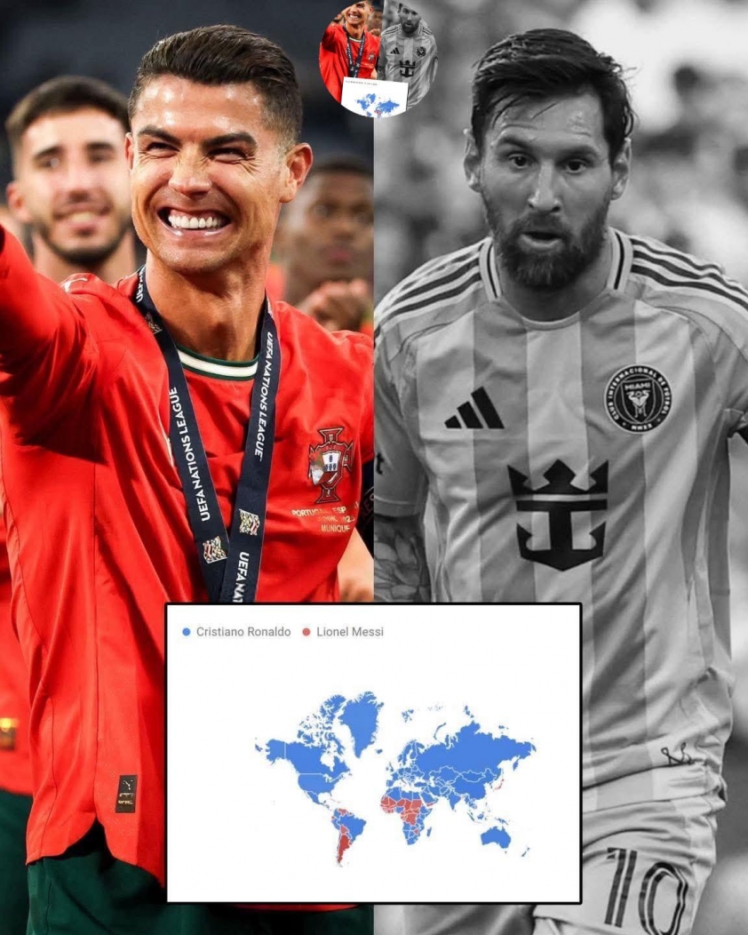 Vừa được chọn là GOAT, Ronaldo lại tiếp tục vượt mặt Messi 670594